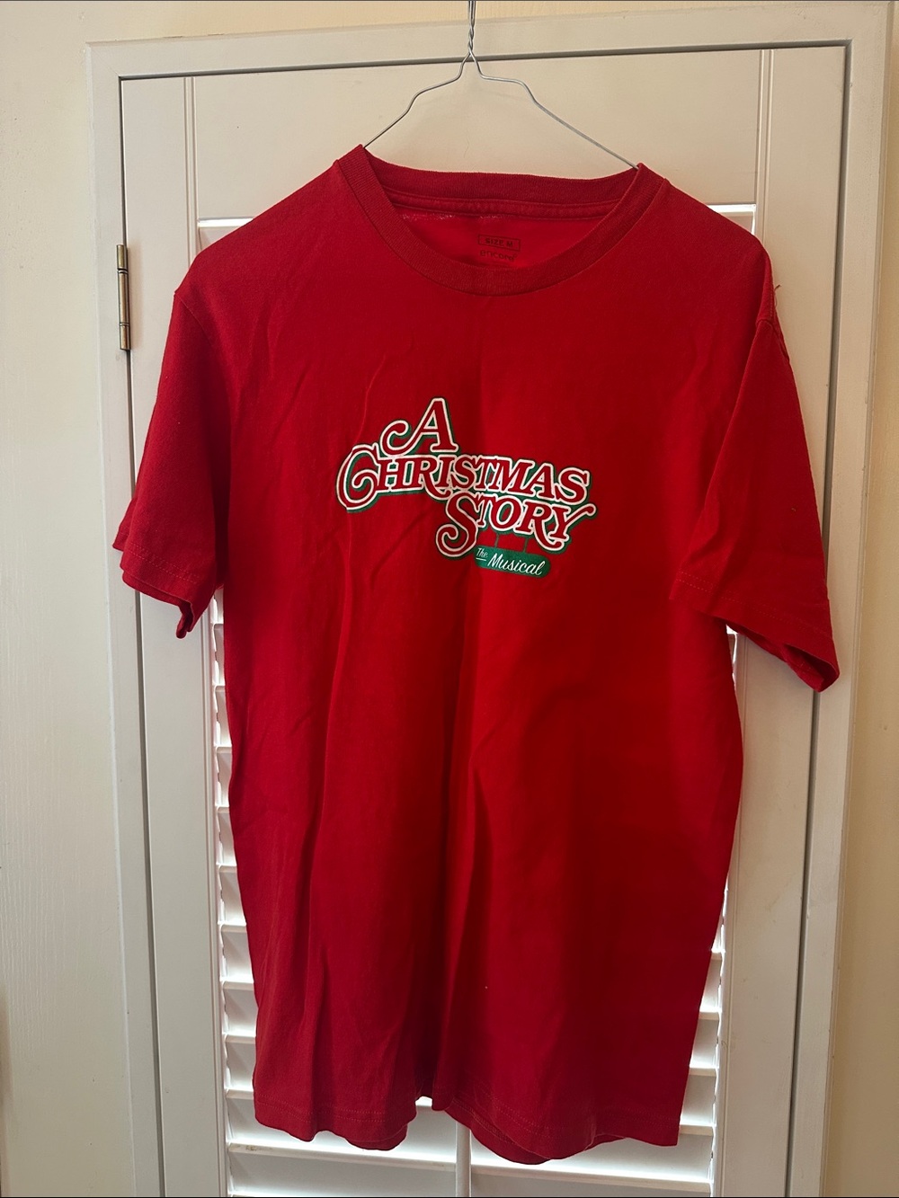 A Christmas Story Red Graphic T-Shirt Medium Unisex